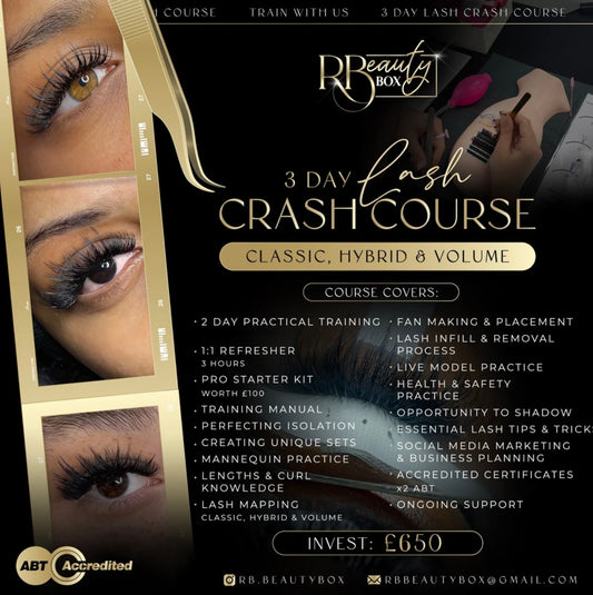 3 Day Lash Course - Deposit